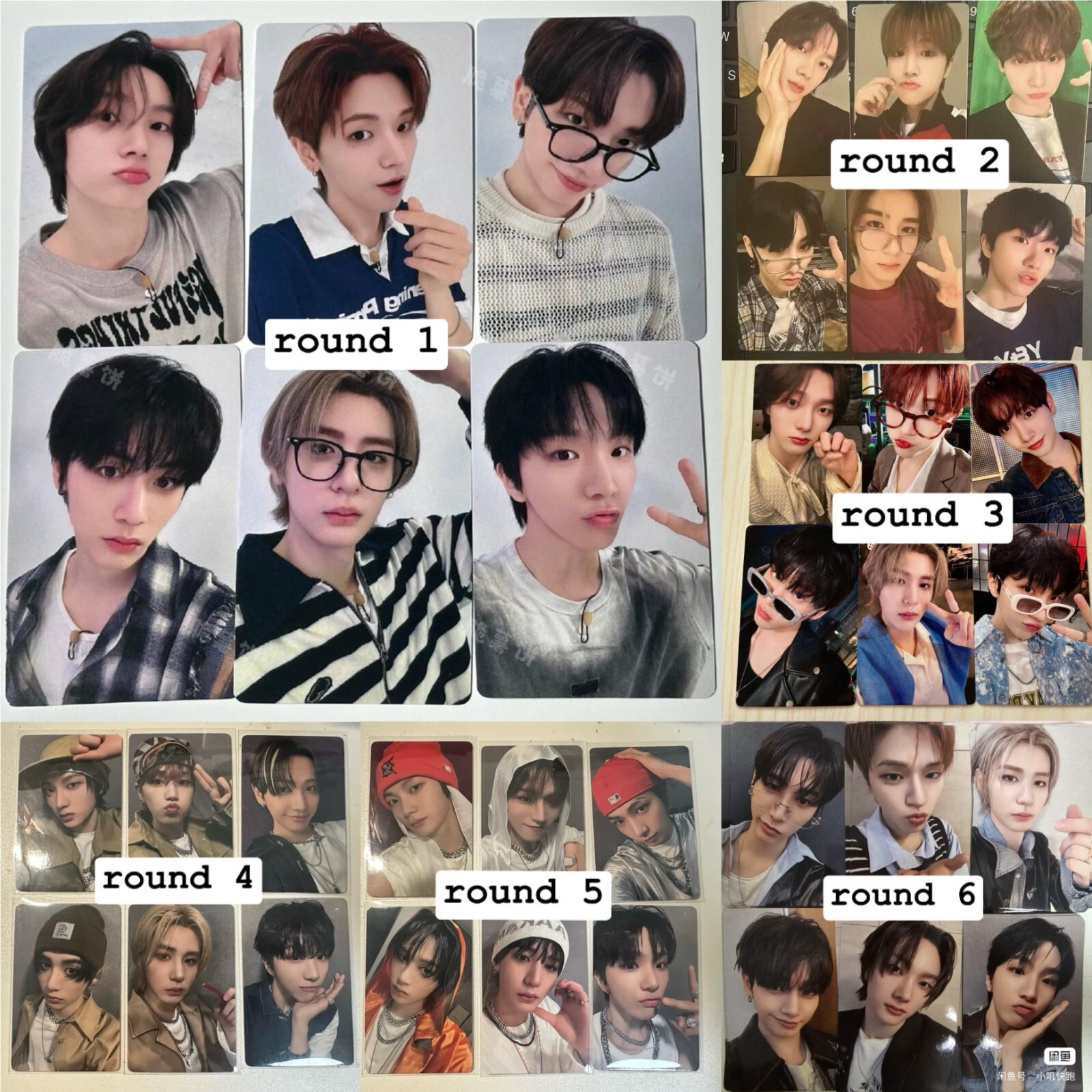 BOYNEXTDOOR 一直娱 yizhiyu yzy3.0 特典 6枚セット BOYNEXTDOOR 一直娱 yizhiyu yzy3.0 特典 6枚セット
