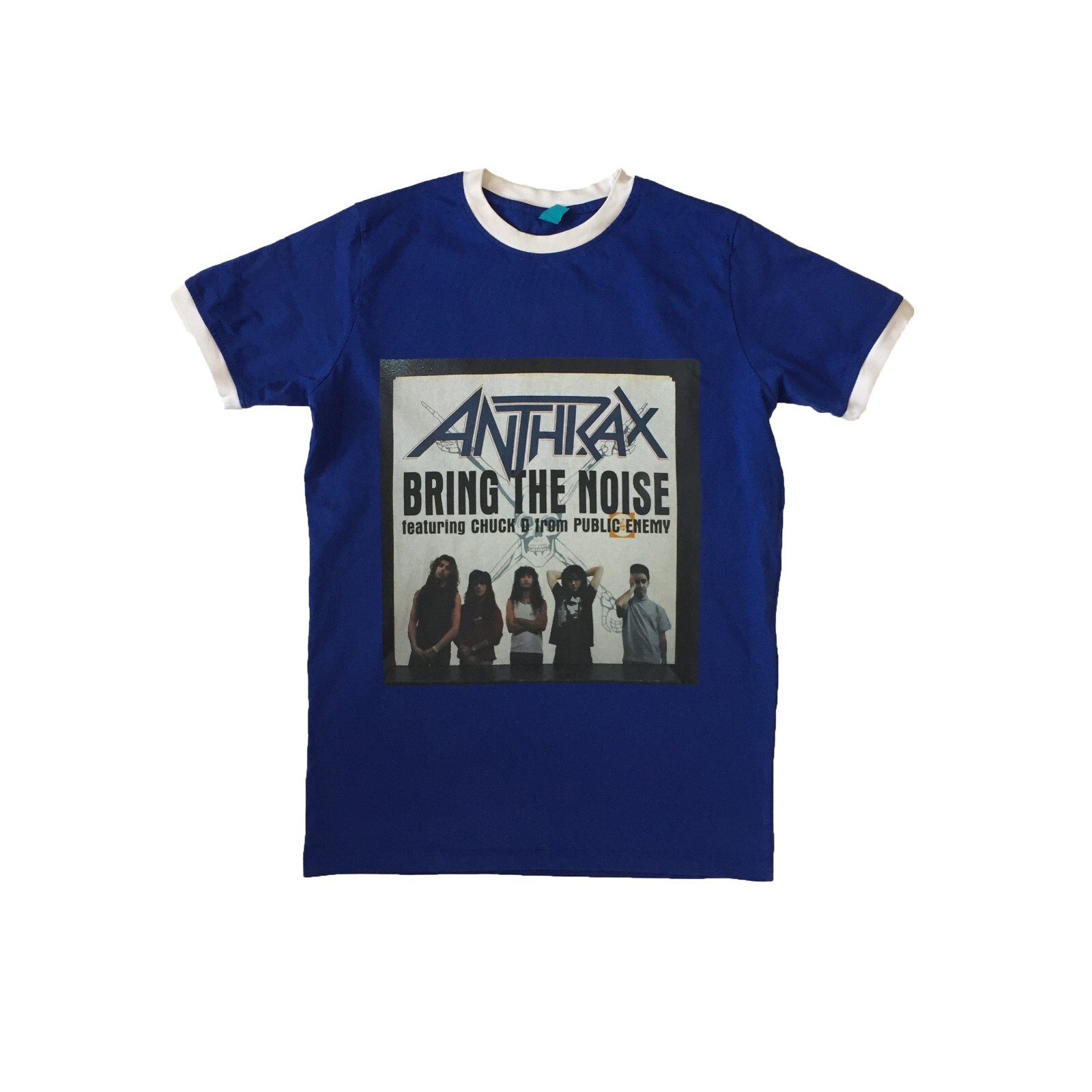 PUBLIC ENEMY　Anthrax　ヴィンテージ　Tシャツ VTG Bring The Noise Anthrax Public Enemy Shirt Men Black