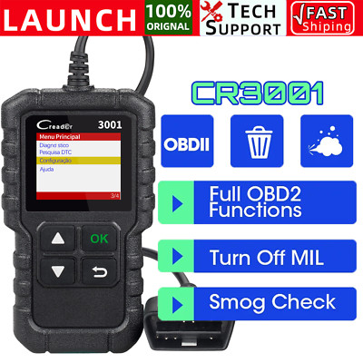 LAUNCH CR3001 OBD2 Car Scanner Code Reader Check Engine Fault Diagnostic Tool