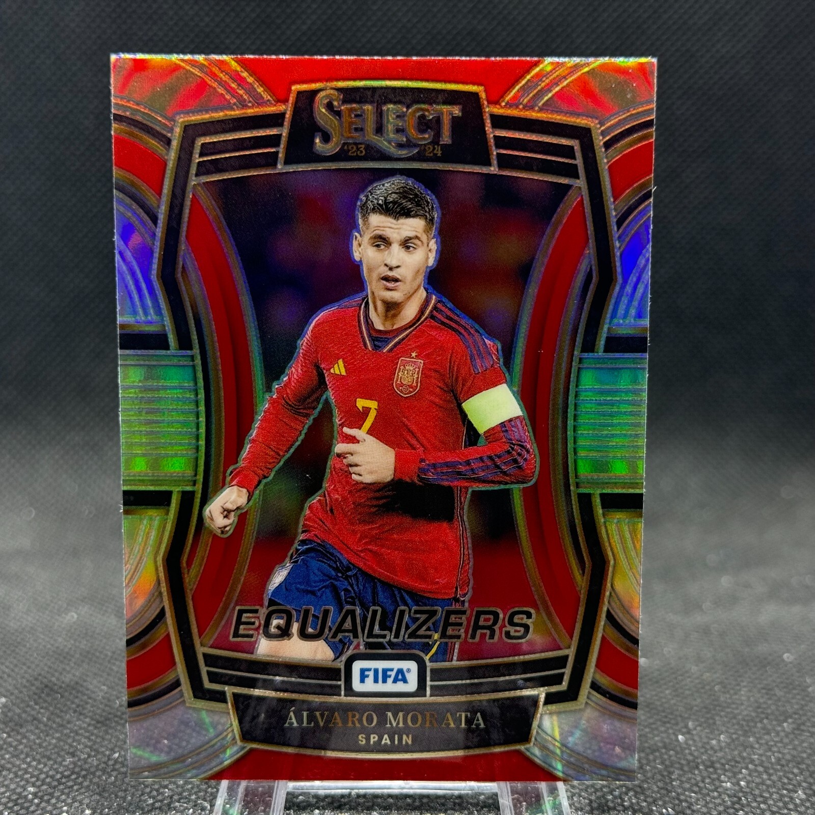 Alvaro Morata 2023-24 Panini Select FIFA Equalizers Silver