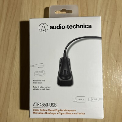 Audio-Technica ATR4650-USB Omni Condenser Microphone NEW FREE SHIPPING