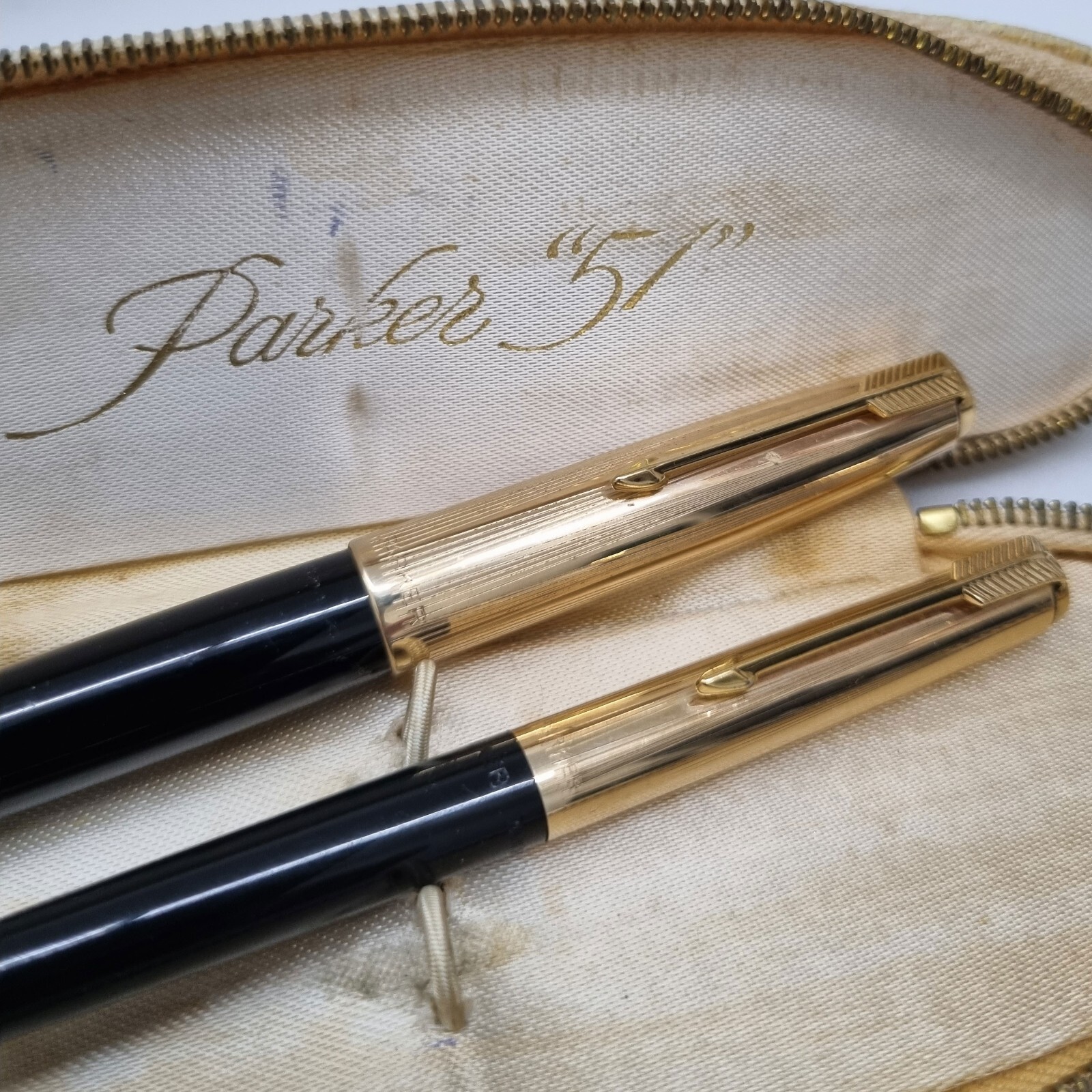 筆記具 Vintage Parker 51 💥Vintage Parker 51 Fountain Pen Gray Color Nib F USED