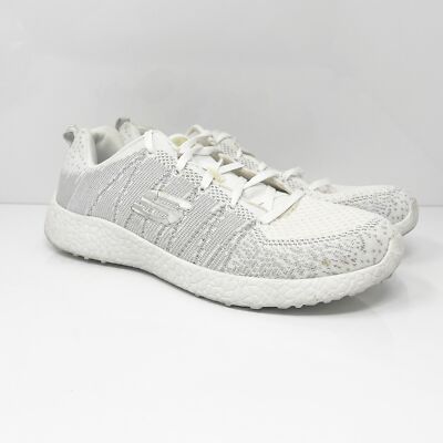 

Skechers Womens Burst First Glimpse 12438 Белая повседневная обувь Кроссовки Размер 10, Белый, Burst First Glimpse