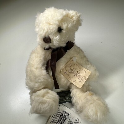 Russ Berrie Bears Butterworth Cream Teddy Bear - Bears from the Past NWT