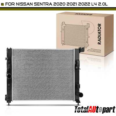 Radiator w/o Transmission Oil Cooler for Nissan Sentra 2020 2021 2022 L4 2.0L 