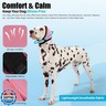 AOOLMOL Dog Ear Muffs Wrap for Hematoma, Bathing, Drying, Swimming and Noise Anxiety Relief- Elastic Waterproof Ear Protection with Calming Hoodie Design for Grooming