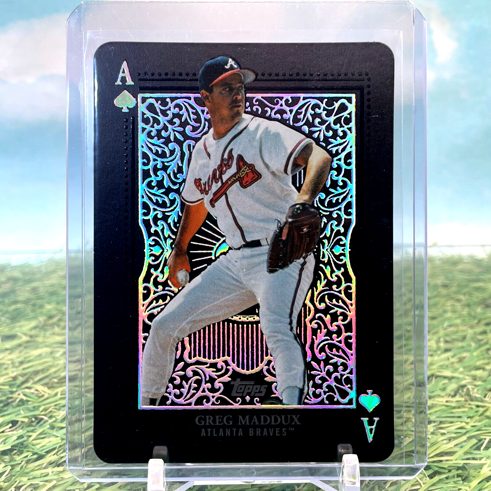 2025 Topps Series 1 All Aces Greg Maddux Black SSP Case Hit