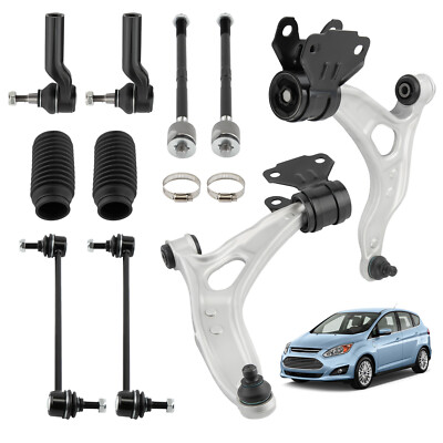 12pcs Front Lower Control Arm Sway Bar For 2013-2018 Ford Focus C-Max K622788