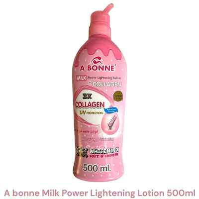 A BONNE' Milk Power Lightening Lotion With COLLAGEN 500ml
