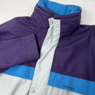 Helly-Hanson Men's M Multicolor Windbreaker Full Zip Button Long Sleeve Jacket