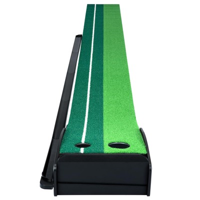 Indoor Putting Green with Automatic Ball Return   Golf Putting Mat for Home &...
