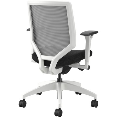 HON Solve Designer White Frame Mid-back Task Chair White