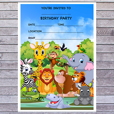 Safari invitations sale