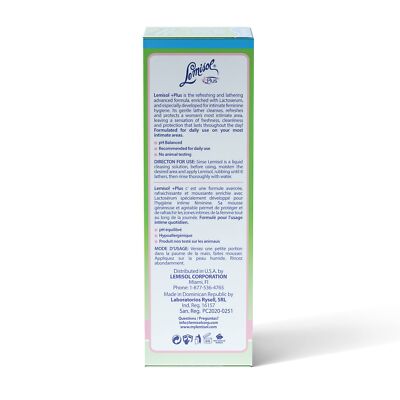 Lemisol Feminine Wash, Daily Cleanser, Hypoallergenic, 16 FL Oz, Bottle
