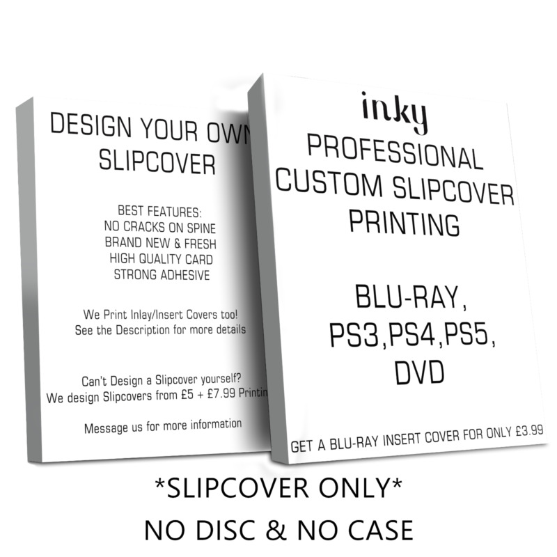 Custom Playstation Bluray Dvd Slipcover Sleeve Steelbook Cover Printing 