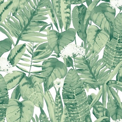 Tempaper Jungle Green Tropical Removable Peel and Stick Wallpa...