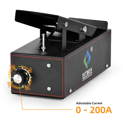 HITBOX 5 Pin Foot Pedal Switch for TIG Welder HVT250PAC/DC TIG Welding Machine