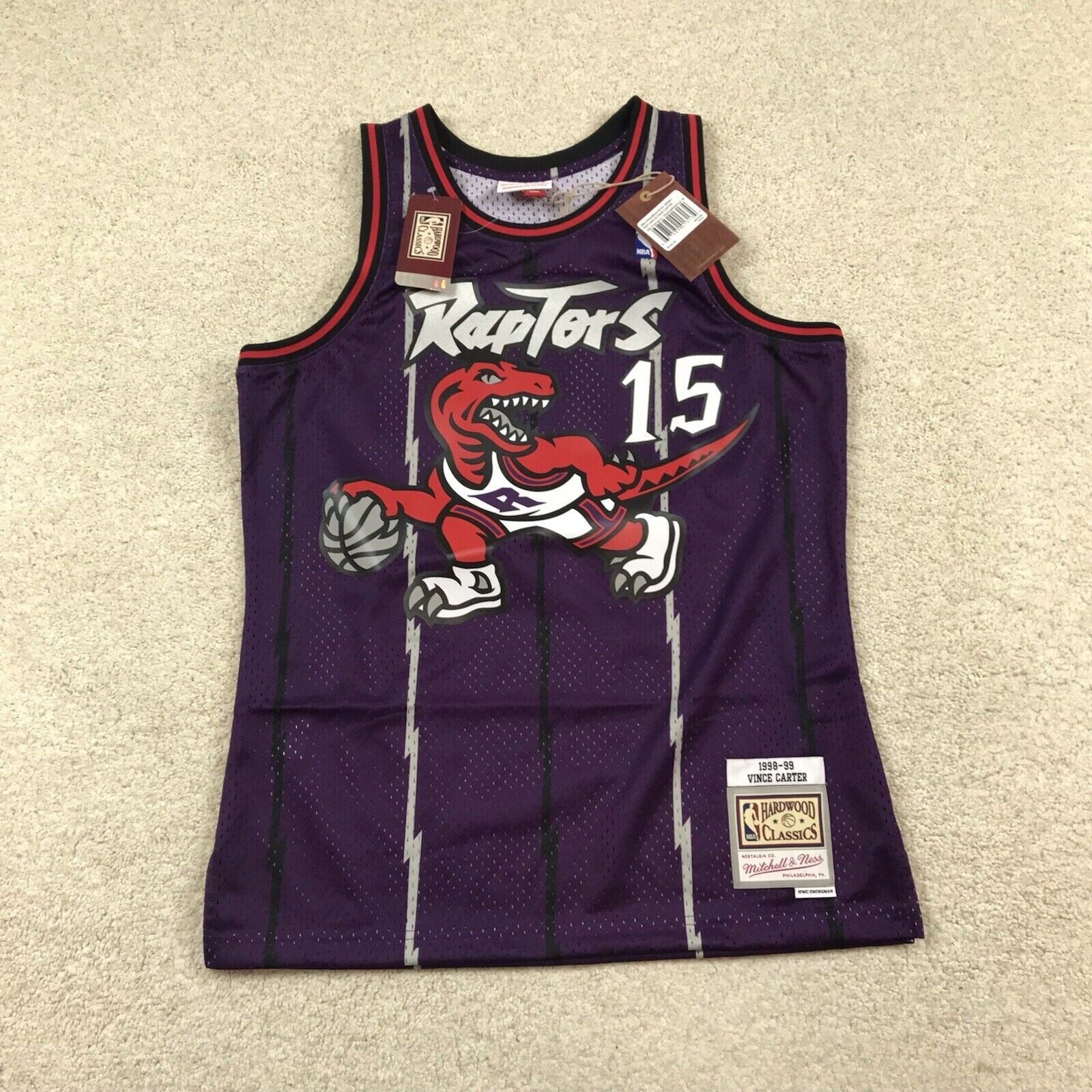 Mitchell & Ness Toronto Raptors Vince Carter Jersey New