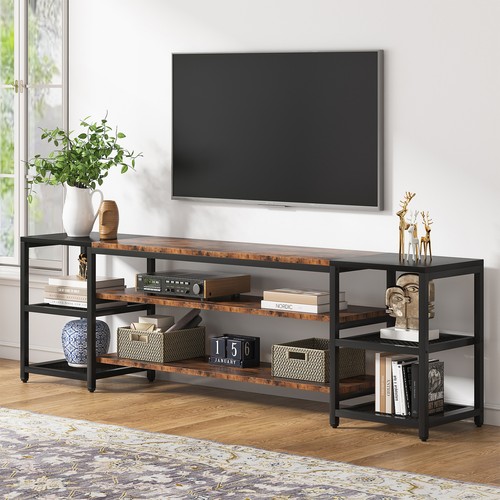 For 85" Tvs Entertainment Center Media Console Table Storage