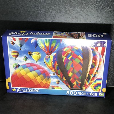 Puzzlebug by LPF 500 Piece Jigsaw Puzzle - Fun In The Air Hot Air Balloons New