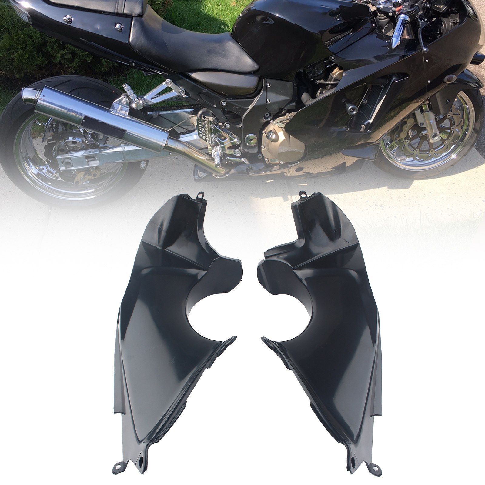 1 Pair Fit For KAWASAKI ZX-12R 2002-2005 Front Dash Air