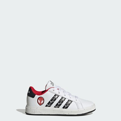 

Кроссовки Adidas Grand Court x Marvel Spider-Man для детей, Cloud white / core black / better scarle