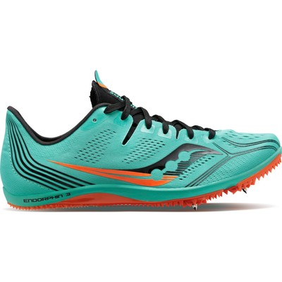 

Saucony Men Endorphin 3 Spike Cool Mint | Черные кроссовки 9 M, Cool mint | black