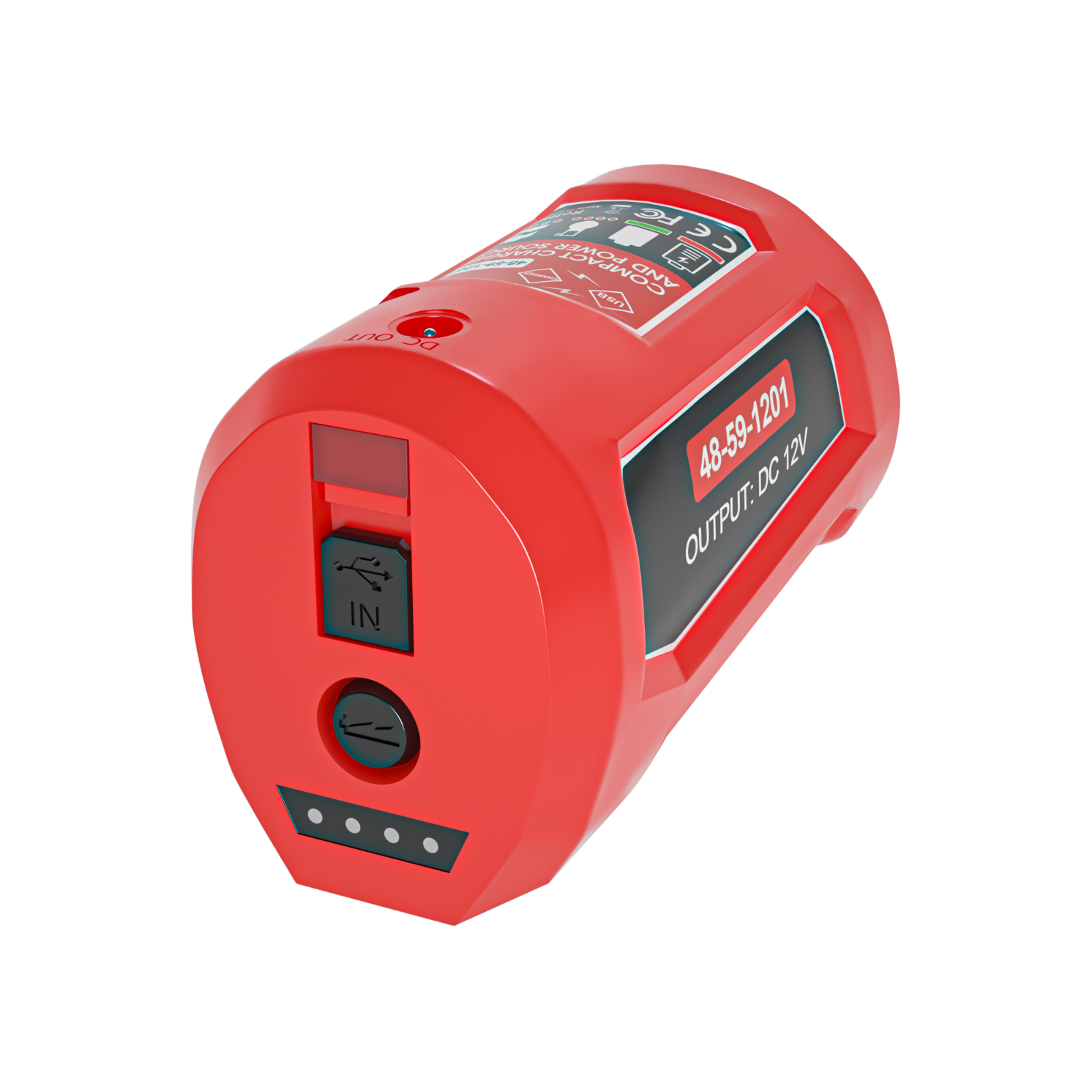 M12 USB Power Source for Milwaukee 12V USB Battery Charger Portable Power Supply
