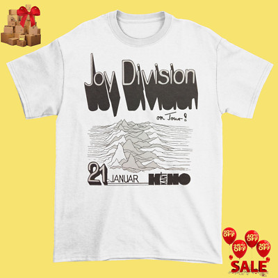 Joy Division On Tour White T-Shirt Cotton Unisex S-234XL