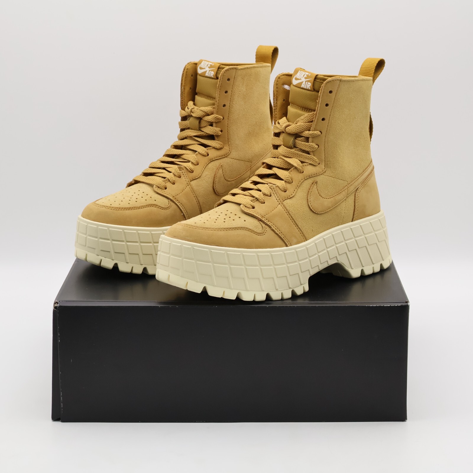 [NIKE]★Women's Air Jordan 1 Brooklyn★Wheat/Muslin FJ5737-700 Nike Women's Air Jordan 1 Brooklyn Wheat Muslin