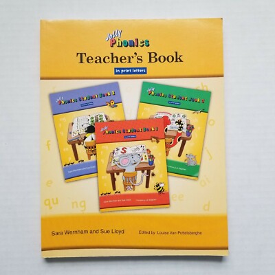 Jolly Phonics Teacher's Book In Print Letters Teachers Resource Homeschool