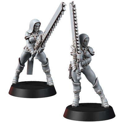 EMPEROR SISTERS REPENTING BATTLE NUNS PIN-UP (2U)