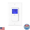 BN-LINK 7 Day Programmable Astronomical Timer Switch, Sunrise Sunset Programmable Light Switch Timer in Wall, Neutral Wire Required, Single Pole Only,White