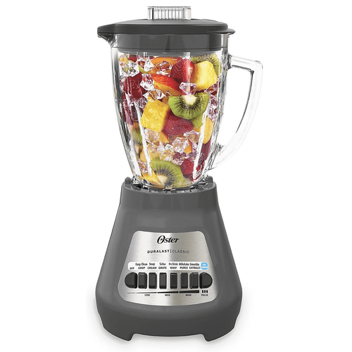 Oster Classic 8-Speed Glass Jar Blender w Dishwasher-Safe and Shatterproof Jar
