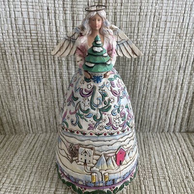 Jim Shore Heartwood Creek ''Landscape Sleeps'' Angel Figurine item #-117677 NO BOX