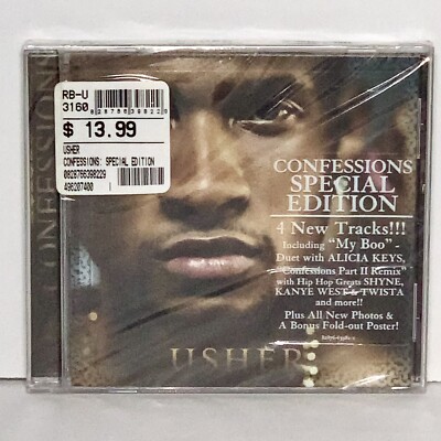 Factory Sealed (shrink wrapped) Confessions by Usher Special Edition CD