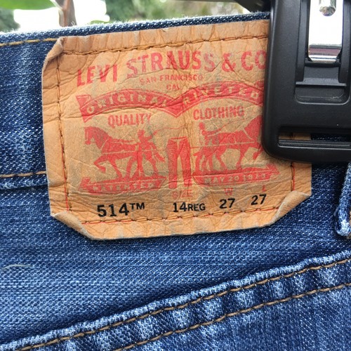 Boys 514 Slim Jeans Levi’s 14 27 X 27 Regular Straight