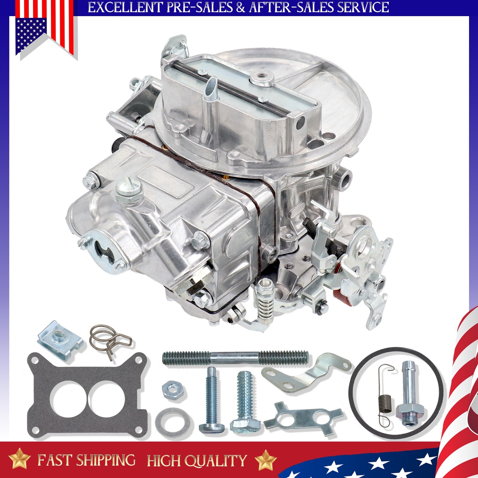 2BBL Carburetor 350 CFM Manual 0-7448 For Holley 2300 New Satin