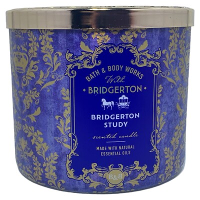 Ltd. Ed. Bridgerton Study Lg 14.5 oz. Bath Body Works Collab Netflix Candle VHTF