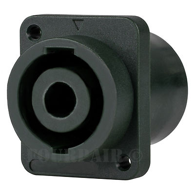 SPEAKON Compatible 4 Pole Conductor Female Panel Mount Jack Speaker Connector