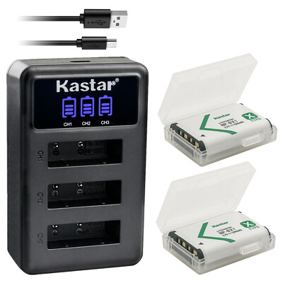Kastar Battery 3 Channel Charger for Sony NP-BX1 HDR-CX240E HDR-CX405 HDR-CX440