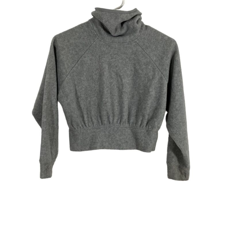 Old Navy Girls Gray Long Sleeves Turtle Neck Pullover Sweatshirt Size Medium (8)