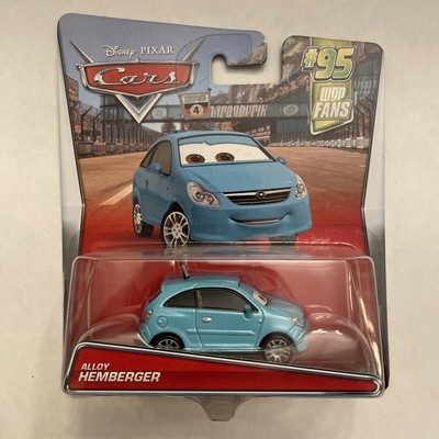 Disney Pixar Cars Diecast - ALLOY HEMBERGER 95 WGP Fans - New In Box