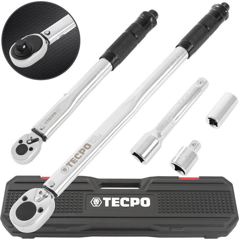 2x Tecpo DrehmomentschlÃSsel 1/2