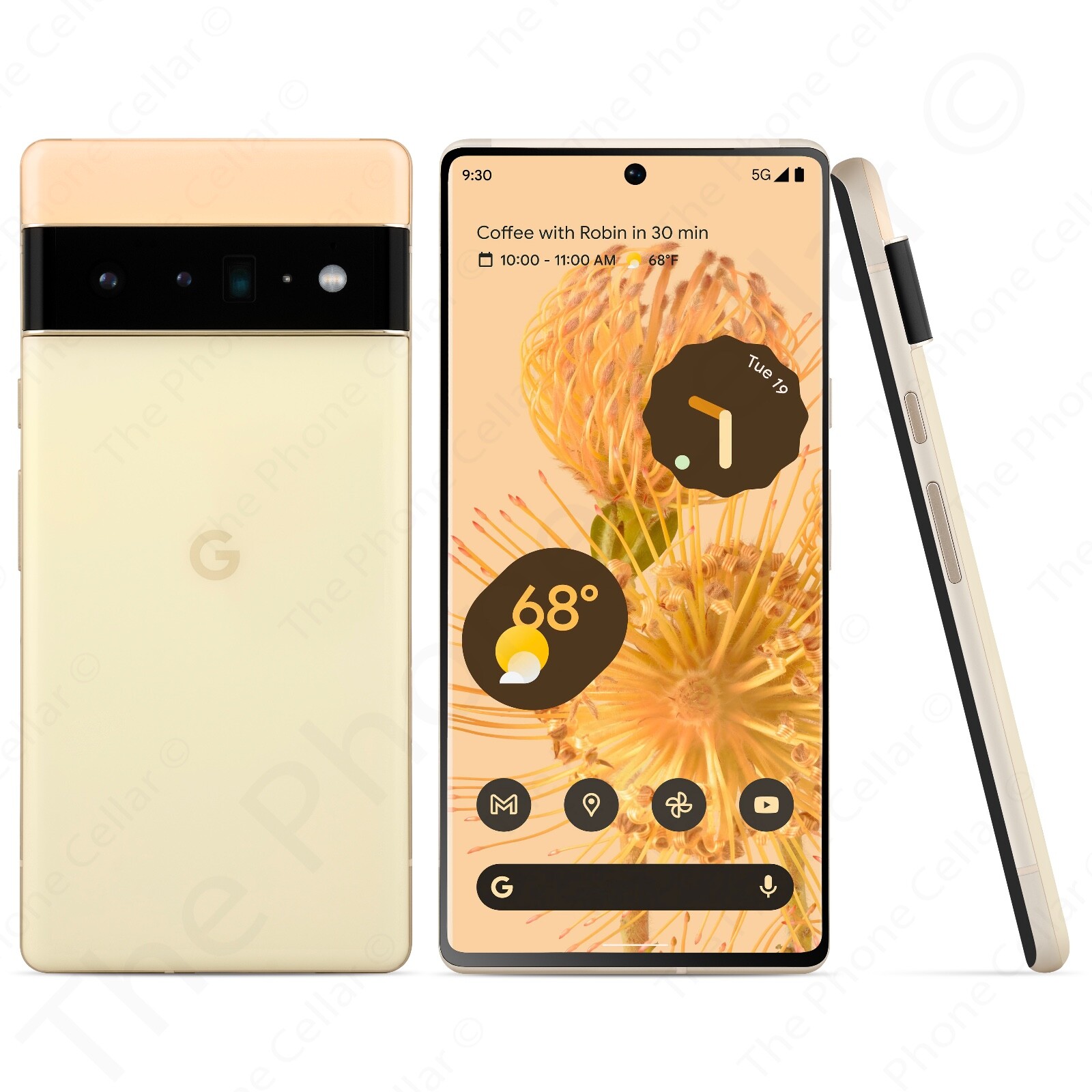 Google Pixel 6 Pro 本体 Sorta Sunny 128GB Google Pixel 6 Pro 128GB Unlocked GA03151-US 6.7