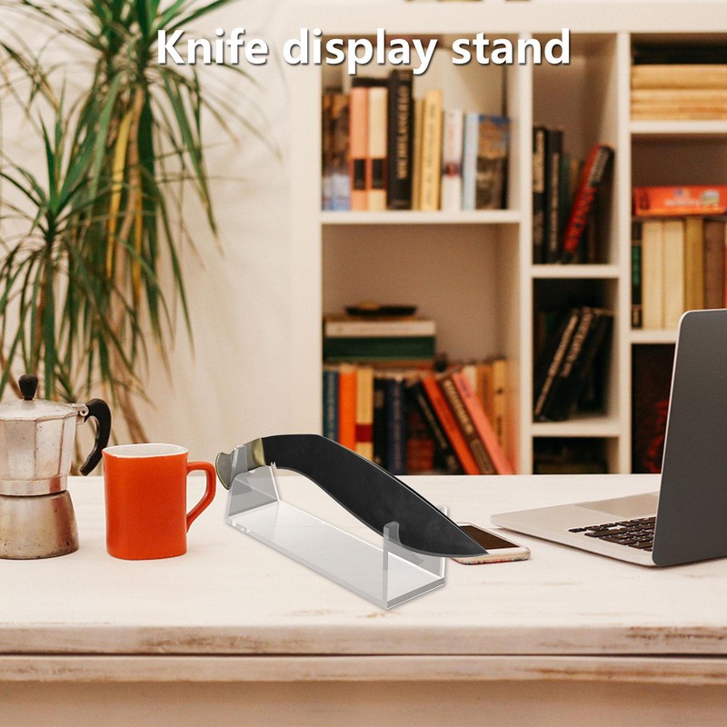 Knife Display Stand Clear Acrylic Knife Rack Holder