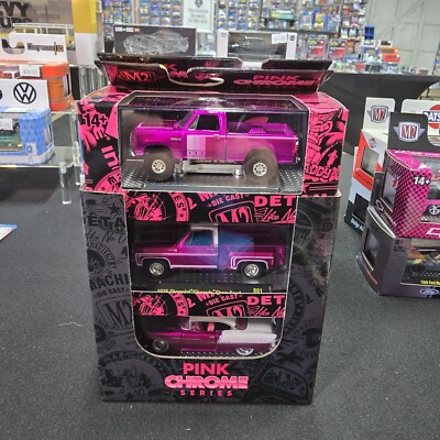 M2 Machines Pink Chrome Full Set Of 6
