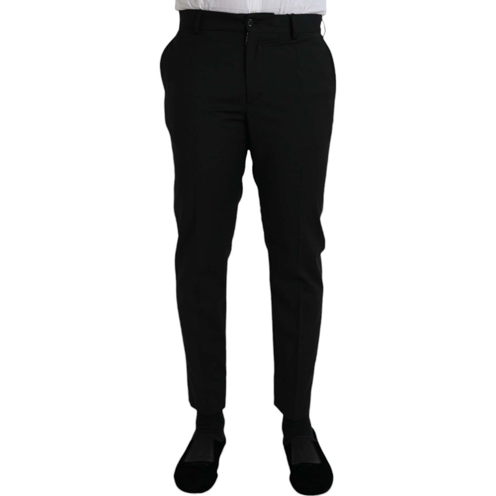 パンツ Dolce & Gabbana SS25 Black wool pant (FTBM0TFU21E N0000) Straight-leg wool pants in Black for Men | Dolce&Gabbana® US