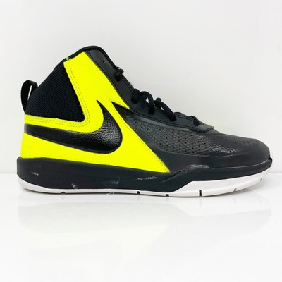 Nike Boys Team Hustle D 7 747998-002 Черные баскетбольные кроссовки, размер 5,5 года