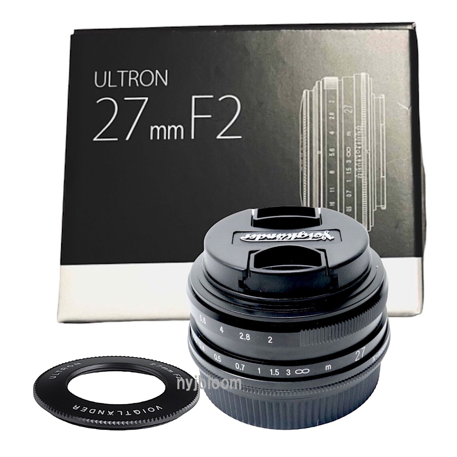 New VOIGTLANDER Ultron 27mm F2 FUJI X Mount Lens (SILVER New VOIGTLANDER Ultron 27mm F2 FUJI X Mount Lens (SILVER